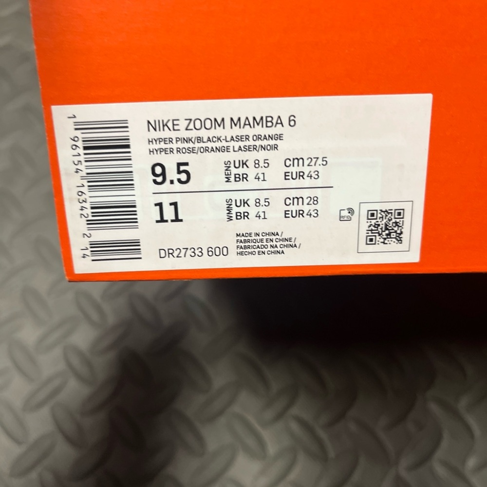 Nike Zoom Mamba 6 Pink Distance Spike Track Shoes Sz 9.5  DR2733- 600 New Sprint - Picture 12 of 12